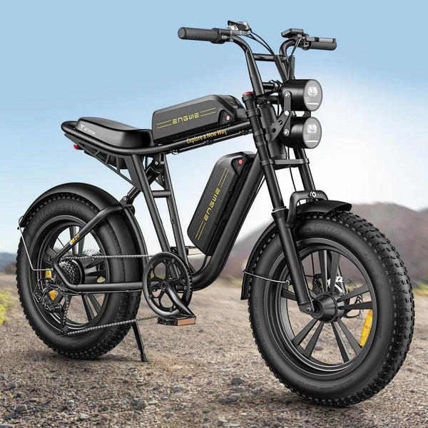 Engwe M20 750W Fat Tire Electric Mountain Bike – Dual Batteries, 28MPH Speed, 93-Mile Range
