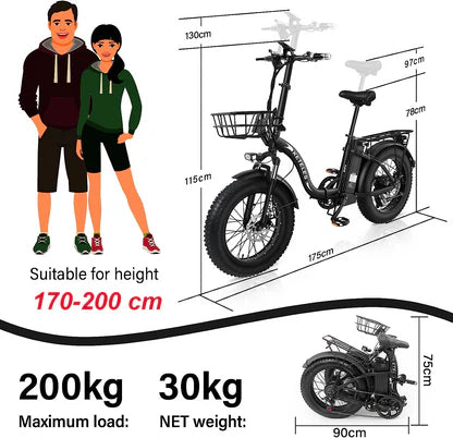 KETELES KF9 2000W Folding  Electric Bike