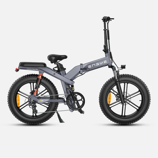 Engwe X20 750W Foldable Fat Tire Electric Bike with Dual Batteries