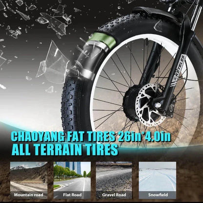 KETELES  Electric Bike K800 2000W Dual Motor 48V23Ah Mountain
