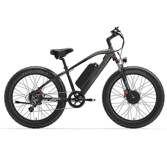 Lankeleisi Fat Tire Electric Mountain Bike MG740 Plus Dual Motor 2000W AWD , 48V 20Ah Samsung Battery, Up to 31MPH & 93 Miles Range
