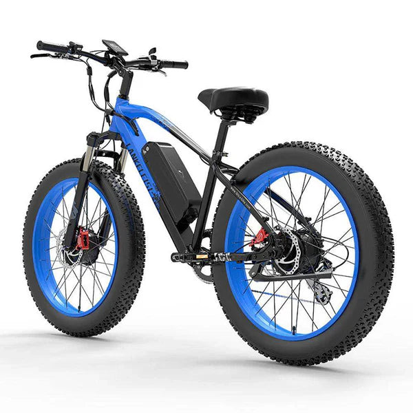 Lankeleisi Fat Tire Electric Mountain Bike MG740 Plus Dual Motor 2000W AWD , 48V 20Ah Samsung Battery, Up to 31MPH & 93 Miles Range