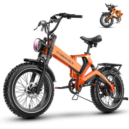 CyberVelo EK6 Up to 100Mile, 35mph
